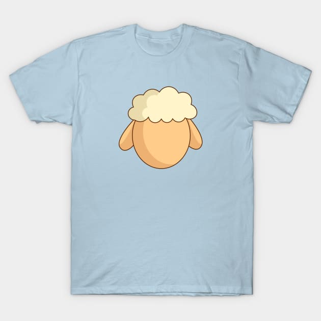 cute flat sheep character design T-Shirt by danarrr